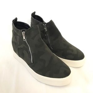 Call Print Heeled Sneakers